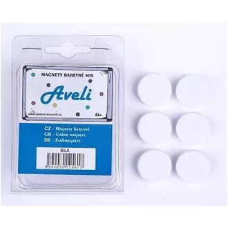 Set magnet AVELI, culoare albă Set magnet AVELI, culoare albă