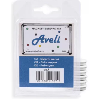 Set magnet AVELI, culoare albă Set magnet AVELI, culoare albă