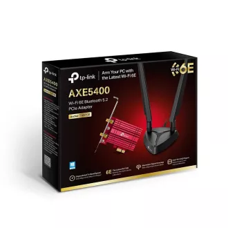 Adaptor PCIe TP-Link Archer TXE75E WiFi6E (AXE5400, 2,4GHz/5GHz/6GHz, Bluetooth5.2) Adaptor PCIe TP-Link Archer TXE75E WiFi6E (AXE5400, 2,4GHz/5GHz/6GHz, Bluetooth5.2)