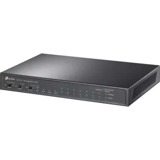 Comutator TP-Link CCTV TL-SL1311P (8x100Mbps, 2xGbE, 1xSFP, 8xPoE , 65W, fără ventilator)