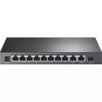 Comutator TP-Link CCTV TL-SL1311P (8x100Mbps, 2xGbE, 1xSFP, 8xPoE , 65W, fără ventilator)