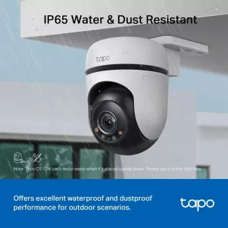 Cameră TP-Link Tapo C510W pentru exterior-exterior, (3MP, PTZ, 2K 1296p, WiFi, IR 30m, card micro SD)