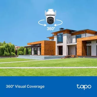 TP-Link Tapo C520WS cameră de exterior-în aer liber, (4MP, 2K QHD 1440p, WiFi, IR 30m, card microSD)