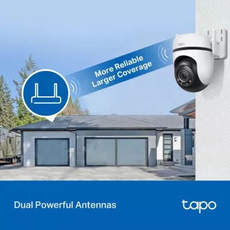 TP-Link Tapo C520WS cameră de exterior-în aer liber, (4MP, 2K QHD 1440p, WiFi, IR 30m, card microSD)