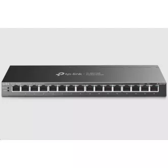 Comutator TP-Link TL-SG116P (16xGbE, 16xPoE , 120W, fără ventilator)