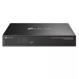 TP-Link VIGI NVR1008H-8P, înregistrare video, 8 canale, 8xPoE, 1x100Mb/s LAN, 1xVGA, 1xHDMI, 2xUSB2.0