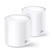 TP-Link Deco X60 (pachet de 2) WiFi6 Mesh (AX5400, 2,4GHz/5GHz, 2xGbELAN/WAN)