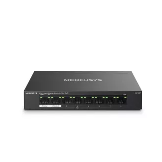 Comutator MERCUSYS MS108GP (8xGbE, 7xPoE+, 65W, fără ventilator)