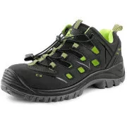 Pantofi sandale CXS Universe Solar S1P ESD, negru-verde, marimea 37