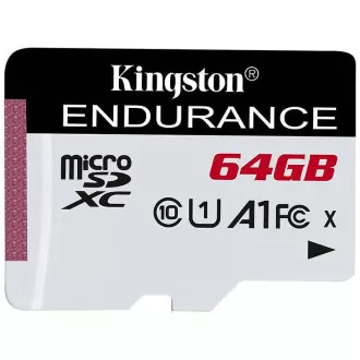 Kingston 64 GB microSD XC de înaltă rezistență, 95R clasa 10 UHS-I U1