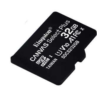 Card Kingston 32 GB micSDHC Canvas Select Plus 100R A1 C10 + adaptor SD Card Kingston 32 GB micSDHC Canvas Select Plus 100R A1 C10 + adaptor SD