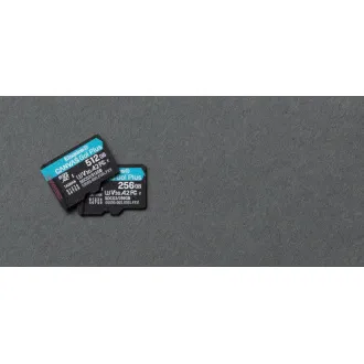 Card Kingston MicroSDXC 512GB Canvas Go! Plus, R:170/W:90MB/s, Clasa 10, UHS-I, U3, V30, A2   Adaptor - Utilizat