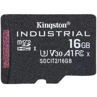 Card Kingston 16GB microSDHC Industrial C10 A1 pSLC Pachet unic