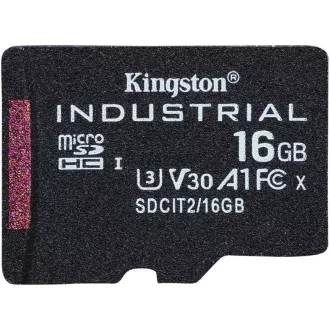 Card Kingston 16GB microSDHC Industrial C10 A1 pSLC Pachet unic