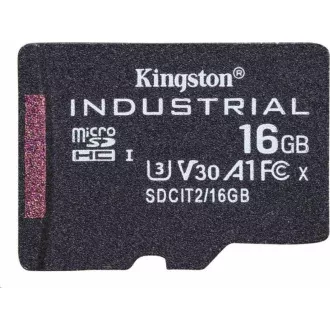 Card Kingston 16GB microSDHC Industrial C10 A1 pSLC Pachet unic