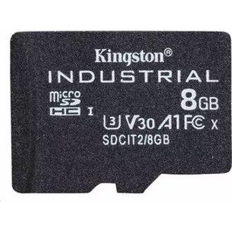 Card Kingston 8GB microSDHC Industrial C10 A1 pSLC Pachet unic