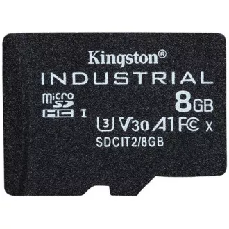 Card Kingston 8GB microSDHC Industrial C10 A1 pSLC Pachet unic