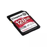 Card Kingston SDXC 128GB Canvas React Plus, UHS-II, U3, V60, R:280/W:100MB/s