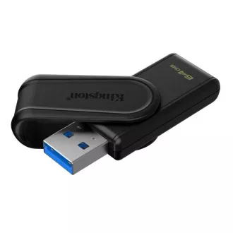 Unitate flash Kingston DataTraveler Exodia S, 64 GB, USB 3.2, Gen 1 (negru) Unitate flash Kingston DataTraveler Exodia S, 64 GB, USB 3.2, Gen 1 (negru)