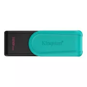 Unitate flash Kingston DataTraveler Exodia S, 128 GB, USB 3.2, Gen 1 (negru + turcoaz)