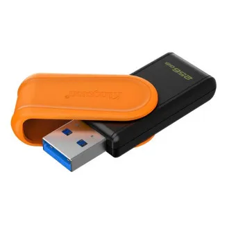 Unitate flash Kingston DataTraveler Exodia S, 256 GB, USB 3.2, Gen 1 (negru + portocaliu) - Utilizat Unitate flash Kingston DataTraveler Exodia S, 256 GB, USB 3.2, Gen 1 (negru + portocaliu) - Utilizat