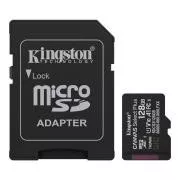 Card Kingston MicroSDXC 128GB Canvas Select Plus, U1, V10, A1, adaptor SD