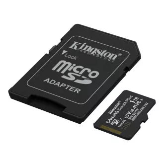 Card Kingston MicroSDXC 1TB Canvas Select Plus, U3, V30, A1, adaptor SD