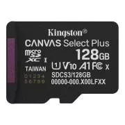 Card de memorie Kingston MicroSDXC 128GB Canvas Select Plus, U1, V10, A1
