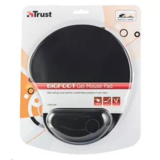 TRUST Bigfoot Gel Mouse Pad, negru, gel TRUST Bigfoot Gel Mouse Pad, negru, gel