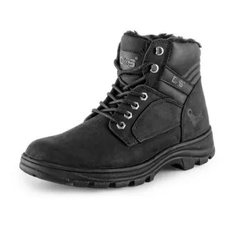 Botine CXS INDUSTRY, iarna, neagra, marimea 37