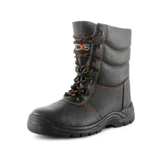 Cizme semi-tibia CXS STONE TOPAZ S3, iarna, neagra, marimea 48