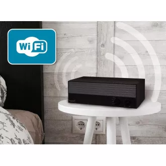 Boxă Orava PEGASUS 1, 22,5 W, subwoofer, WiFi, Bluetooth, intrare AUX, sistem multiroom, negru