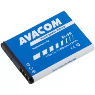 Baterie AVACOM telefon mobil Nokia 3220, 6070, Li-Ion 3, 7V 890mAh (înlocuire BL-5B) Baterie AVACOM telefon mobil Nokia 3220, 6070, Li-Ion 3, 7V 890mAh (înlocuire BL-5B)