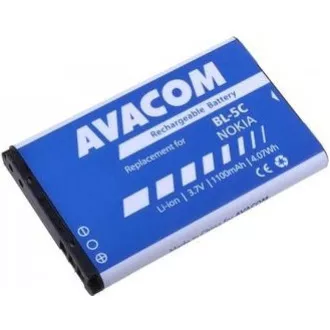 Baterie AVACOM telefon mobil Nokia 6230, N70, Li-Ion 3, 7V 1100mAh (înlocuire BL-5C) Baterie AVACOM telefon mobil Nokia 6230, N70, Li-Ion 3, 7V 1100mAh (înlocuire BL-5C)
