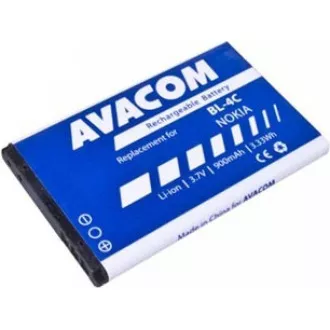 Baterie AVACOM telefon mobil Nokia 6300 Li-Ion 3, 7V 900mAh (înlocuire BL-4C) Baterie AVACOM telefon mobil Nokia 6300 Li-Ion 3, 7V 900mAh (înlocuire BL-4C)