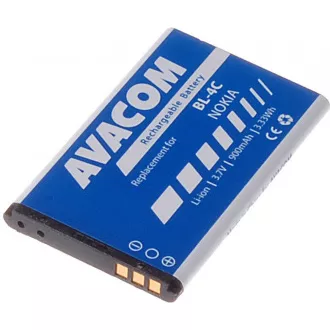 Baterie AVACOM telefon mobil Nokia 6300 Li-Ion 3, 7V 900mAh (înlocuire BL-4C) Baterie AVACOM telefon mobil Nokia 6300 Li-Ion 3, 7V 900mAh (înlocuire BL-4C)