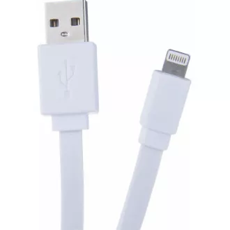 Cablu USB AVACOM LIG-120W - Lightning, 120cm, alb