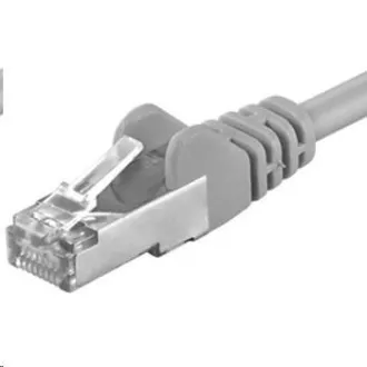 PREMIUMCORD Cablu patch CAT6a S-FTP, RJ45-RJ45, AWG 26/7 2m gri