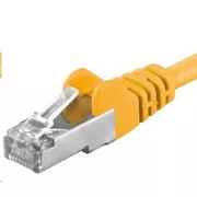 PREMIUMCORD Cablu patch CAT6a S-FTP, RJ45-RJ45, AWG 26/7 3m galben