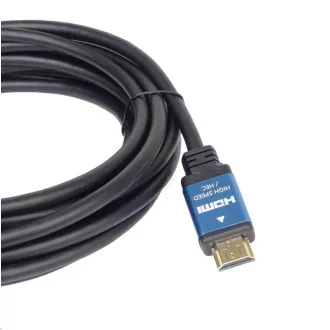Cablu PREMIUMCORD HDMI - Ultra HDTV, 5m (metal, conectori placați cu aur)