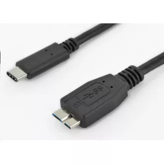Cablu PremiumCord conector USB 3.1 C/mascul - conector USB 3.0 Micro-B/tacul, 0,6 m Cablu PremiumCord conector USB 3.1 C/mascul - conector USB 3.0 Micro-B/tacul, 0,6 m