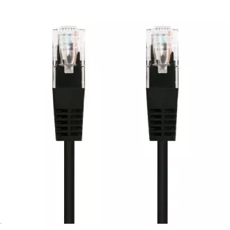 C-TECH patchcord Cat5e, UTP, negru, 2m