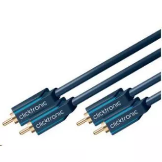 Cablu ClickTronic HQ OFC 2x Cinch - 2x Cinch RCA, M/M, 10m