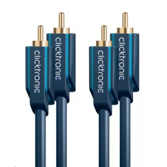 Cablu ClickTronic HQ OFC 2x Cinch - 2x Cinch RCA, M/M, 10m