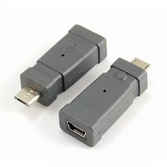 PremiumCord USB reducere Mini 5 PIN/femă - Micro USB/mascul PremiumCord USB reducere Mini 5 PIN/femă - Micro USB/mascul