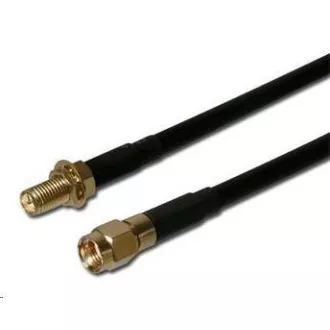 Extensie antenă coaxială WLAN SMA mamă inversă - SMA mamă inversă, 1m