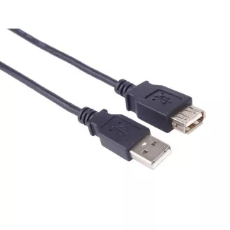 Cablu prelungitor PremiumCord USB 2.0, AA, 0,5 m, negru Cablu prelungitor PremiumCord USB 2.0, AA, 0,5 m, negru