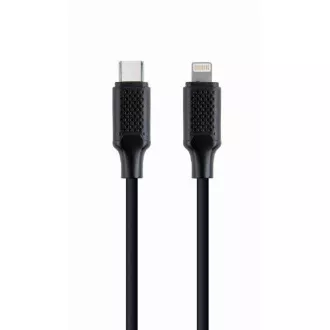 Cablu GEMBIRD USB 2.0 tip C la iluminare (CM/8pinM), 1,5 m, date, negru
