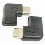 Adaptor PremiumCord USB-C/mascul - C/femă îndoit 90°