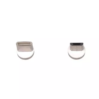 Cablu de date și încărcare PremiumCord magnetic micro USB și USB-C, 1m, argintiu Cablu de date și încărcare PremiumCord magnetic micro USB și USB-C, 1m, argintiu